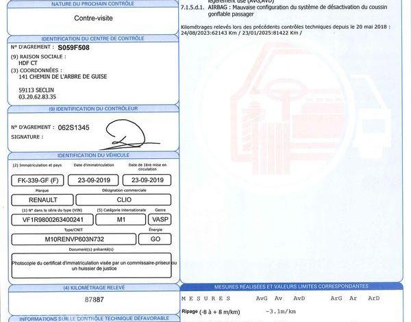 RENAULT CLIO V  SOCIETE 1.5 DCI 75 ENERGY BUSINESS REVERSIBLE BLANC FK-339-GF