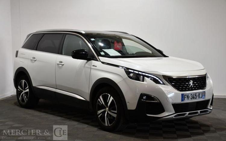 PEUGEOT 5008 1.6 PURETECH 180 GT LINE EAT BLANC FN-345-KJ