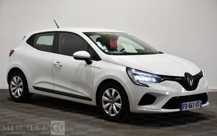 RENAULT CLIO V SSOCIETE 1.5 BLUEDCI 85 AIR NAVI BLANC FQ-641-XT