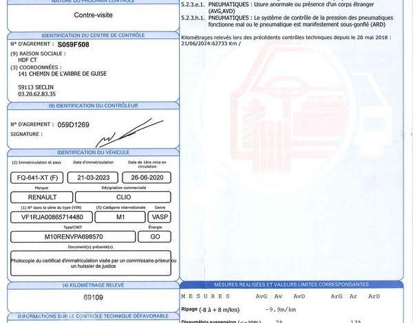 RENAULT CLIO V SOCIETE 1.5 BLUEDCI 85 AIR NAVI BLANC FQ-641-XT