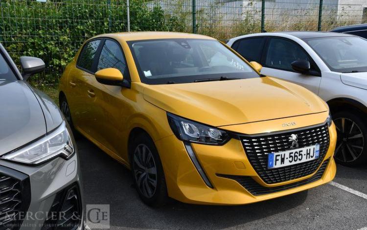 PEUGEOT 208 1.2 PURETECH 75 ACTIVE JAUNE FW-565-HJ