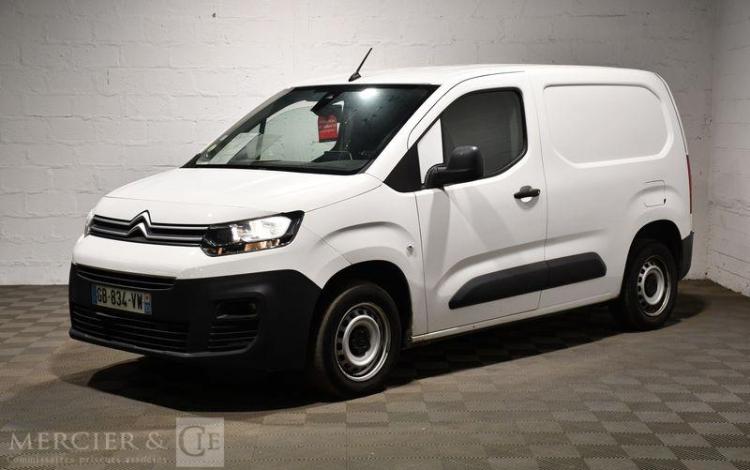 CITROEN BERLINGO 1.5 BLUEHDI 100 650KG M L1 DRIVER BLANC GB-834-VW