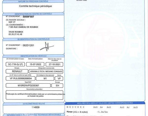 RENAULT ARKANA BUSINESS E-TECH FULL HYBRID 145 NOIR GC-718-QJ