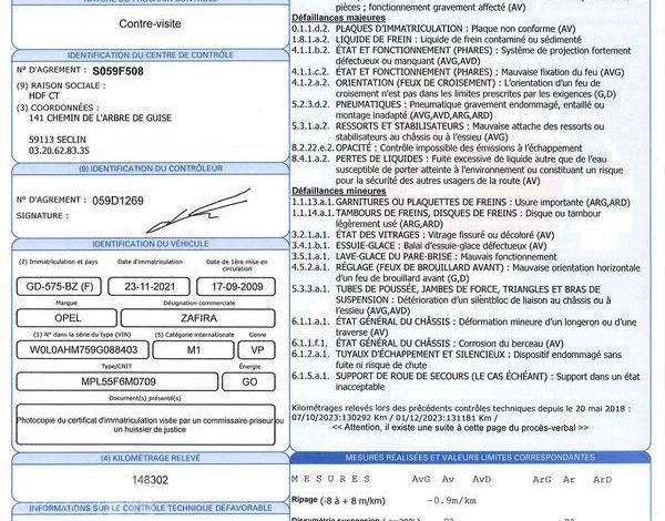 OPEL ZAFIRA 1.7 CDTI 125 COSMO PACK 7 PLS GRIS GD-575-BZ