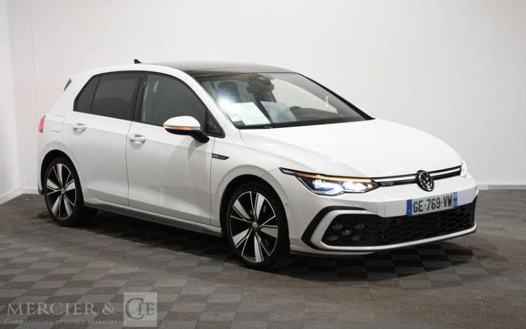 VOLKSWAGEN GOLF VIII 2.0 TDI SCR 200CV GTD DS7 BLANC GE-769-VW