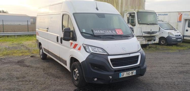 PEUGEOT BOXER 2.2 BLUE HDI S&S 140CV FOURGON RALLONGE REHAUSSE BLANC GF-780-MF