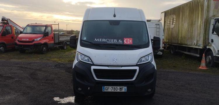 PEUGEOT BOXER 2.2 BLUE HDI S&S 140CV FOURGON RALLONGE REHAUSSE BLANC GF-780-MF