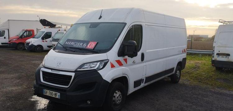 PEUGEOT BOXER 2.2 BLUE HDI S&S 140CV FOURGON RALLONGE REHAUSSE BLANC GF-780-MF