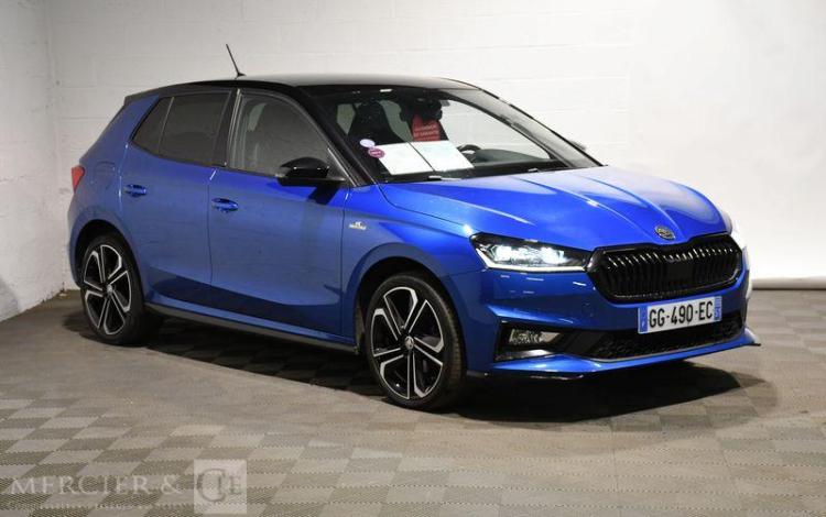 SKODA FABIA 1.0 TSi 110ch MONTE CARLO DSG7 BLEU GG-490-EC