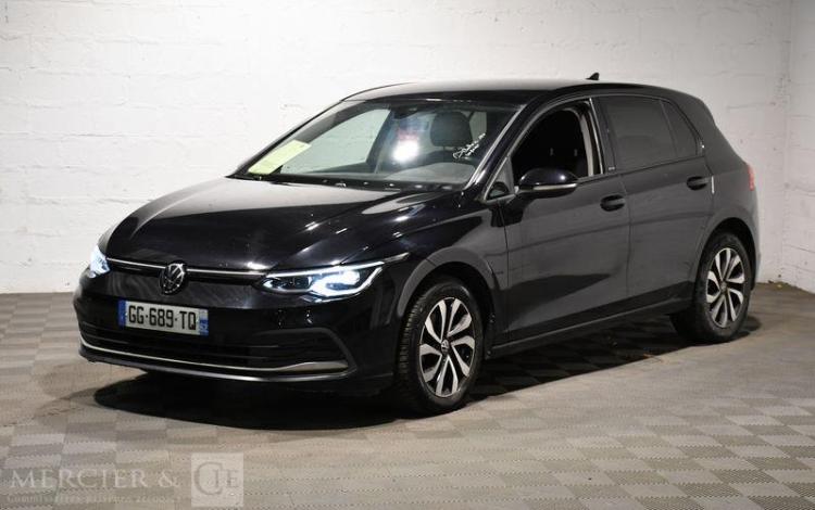 VOLKSWAGEN GOLF A8 2,0 TDI 115CH DSG7 LIFE NOIR GG-689-TQ