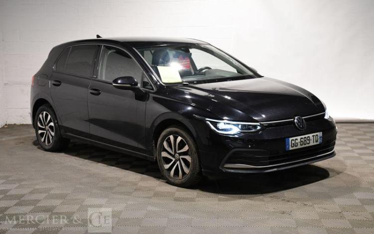 VOLKSWAGEN GOLF A8 2,0 TDI 115CH DSG7 LIFE NOIR GG-689-TQ
