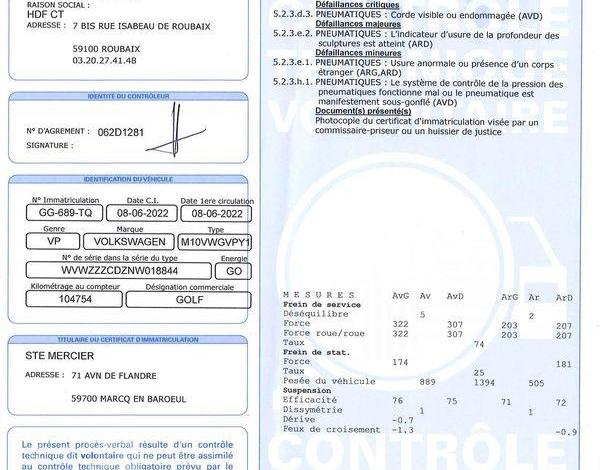 VOLKSWAGEN GOLF A8 2,0 TDI 115CH DSG7 LIFE NOIR GG-689-TQ