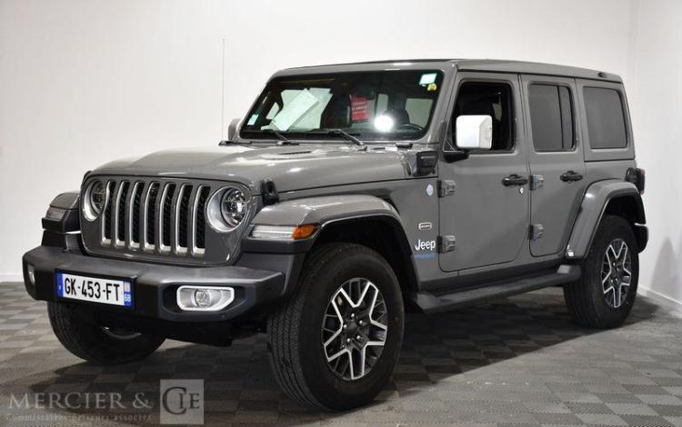 JEEP WRANGLER 2.0 T 380H 270 4XE HYBRID PHEV 17.3kWh UNLIMITED OVERLAND AWD GRIS GK-453-FT