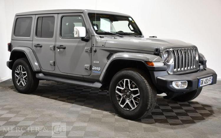 JEEP WRANGLER 2.0 T 380H 270 4XE HYBRID PHEV 17.3kWh UNLIMITED OVERLAND AWD GRIS GK-453-FT