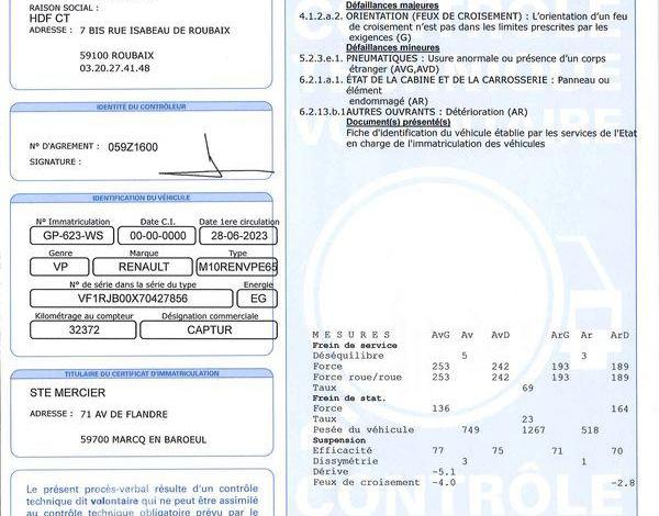 RENAULT CAPTUR EVOLUTION ECO-G 100 GRIS GP-623-WS