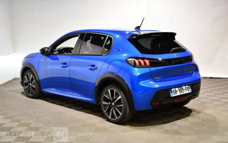PEUGEOT 208 1.2 PURETECH 130 GT LINE EAT BLEU GR-345-FQ