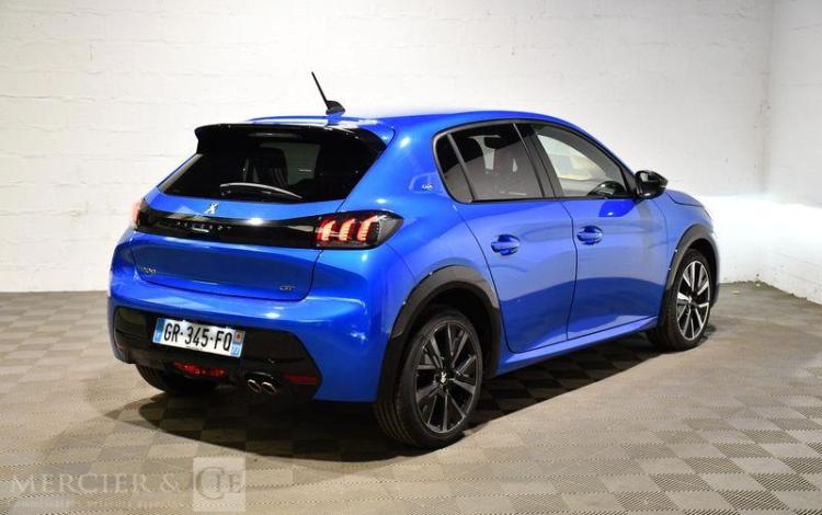 PEUGEOT 208 1.2 PURETECH 130 GT LINE EAT BLEU GR-345-FQ