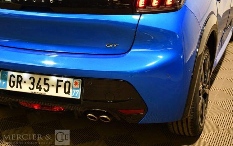 PEUGEOT 208 1.2 PURETECH 130 GT LINE EAT BLEU GR-345-FQ