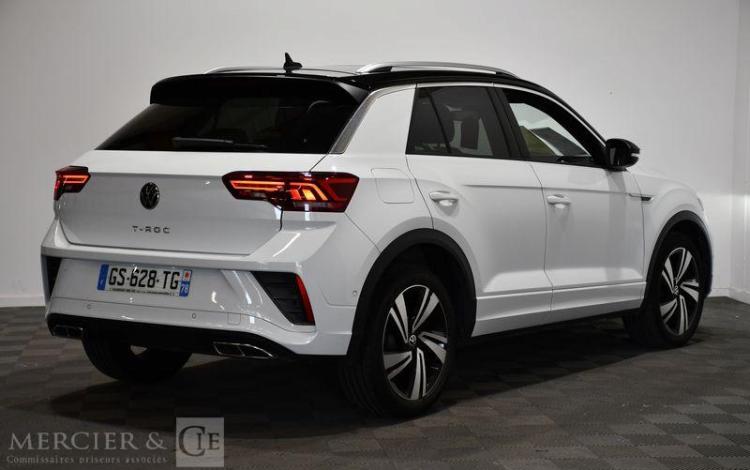 VOLKSWAGEN T-ROC 1.5 TSI 150 EVO R-LINE DSG BLANC GS-628-TG