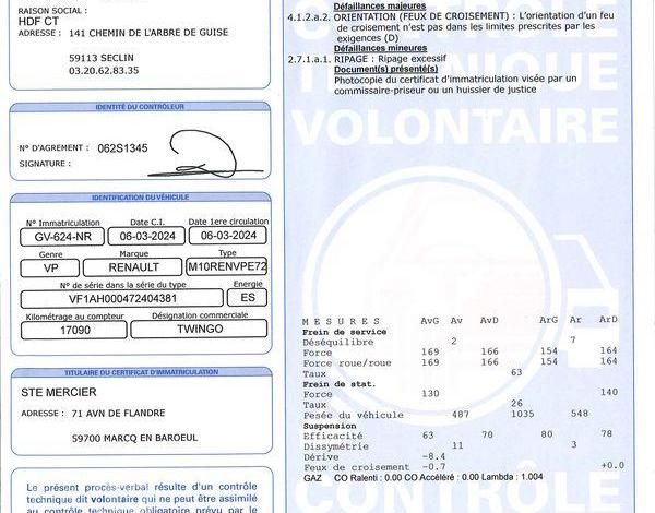 RENAULT TWINGO 1.0 SCE 65 EQUILIBRE BLEU GV-624-NR
