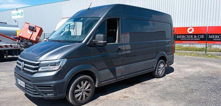 VOLKSWAGEN CRAFTER FOURGON 2.0 TDI 140 35 L3H3 BUSINESS LINE BVA GRIS GY-384-AX
