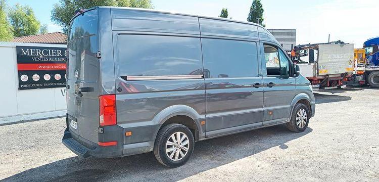 VOLKSWAGEN CRAFTER FOURGON 2.0 TDI 140 35 L3H3 BUSINESS LINE BVA GRIS GY-384-AX