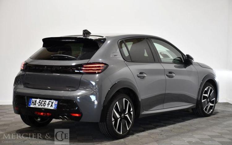 PEUGEOT 208 1.2 135 MHEV HYBRID GT E-DCS6 GRIS HA-566-FX