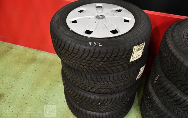 4 PNEUS NEIGE + JANTES TOLE AUDI 205/60 R16 92H  PNEUS205