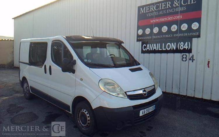 OPEL VIVARO 2.0 CDTI 16V 115 CV DOUBLE CABINE 6 PL BLANC AA-909-RX