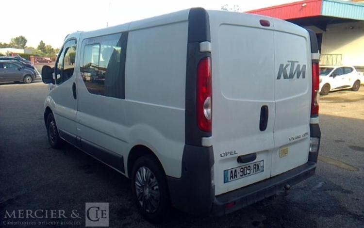 OPEL VIVARO 2.0 CDTI 16V 115 CV DOUBLE CABINE 6 PL BLANC AA-909-RX