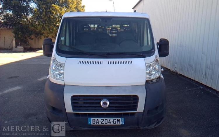 FIAT DUCATO DOUBLE CABINE 120 MULTIJET PLATEAU RIDELLES BLANC BA-204-GM