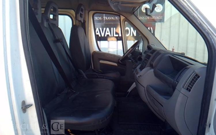 FIAT DUCATO DOUBLE CABINE 120 MULTIJET PLATEAU RIDELLES BLANC BA-204-GM
