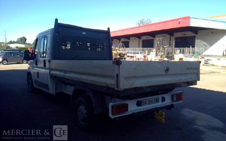 FIAT DUCATO DOUBLE CABINE 120 MULTIJET PLATEAU RIDELLES BLANC BA-204-GM