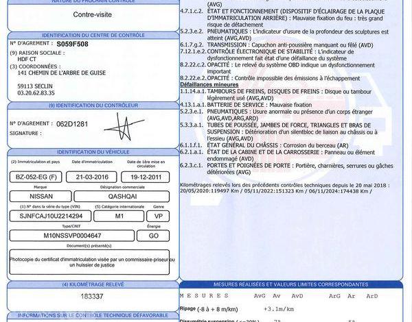 NISSAN QASHQAI 1,5 DCI 110 FAP TEKNA BLANC BZ-052-EG