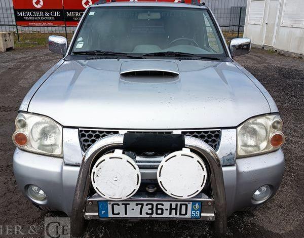 NISSAN KING CAB (D22) 2.5 TDi PICKUP DOUBLE CABINE 133CV – DIESEL – 110975 KMS GRIS CT-736-HD
