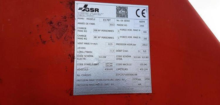 IVECO 35S11  AVEC NACELLE 18 M  DC-938-EW