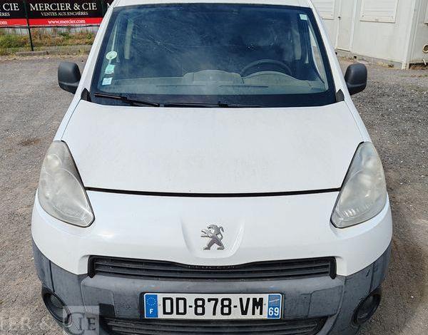 PEUGEOT PARTNER  L2  1.6 HDI 8V FAP FOURGON 90CV – DIESEL – 209096 KMS – ANNEE 2014 BLANC DD-878-VM