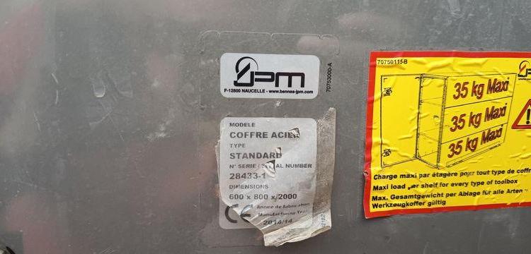IVECO DAILY 35C13 BENNE AVEC COFFRE ACIER DIESEL – 155067 KMS – ANNEE 2014 ROUGE DE-363-QS