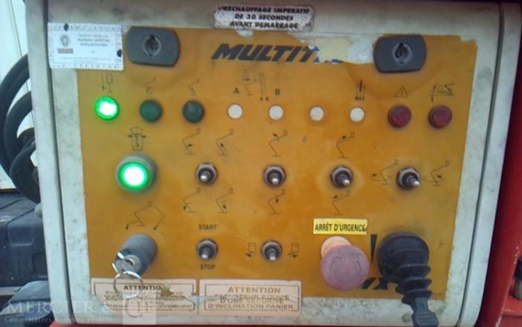 MULTITEL 35-110 NACELLE SUR VL 20M MULTITEL MX200 3193H ROUGE DY-755-XV