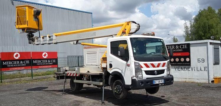 MULTITEL MAXITY AVEC NACELLE MT202 – 20M – DIESEL – 3107 HEURES – 74699 KMS – ANNEE 2016 BLANC DZ-109-VC