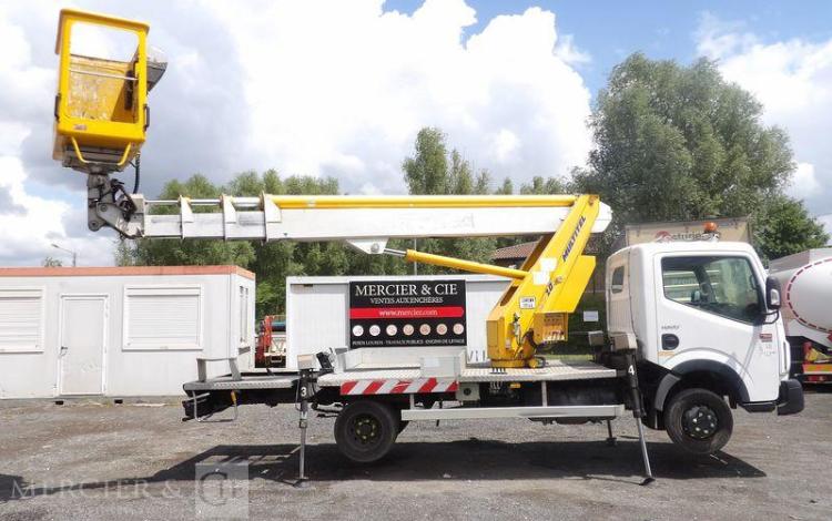 MULTITEL MAXITY AVEC NACELLE MT202 – 20M – DIESEL – 3107 HEURES – 74699 KMS – ANNEE 2016 BLANC DZ-109-VC