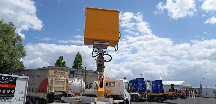 MULTITEL MAXITY AVEC NACELLE MT202 – 20M – DIESEL – 3107 HEURES – 74699 KMS – ANNEE 2016 BLANC DZ-109-VC