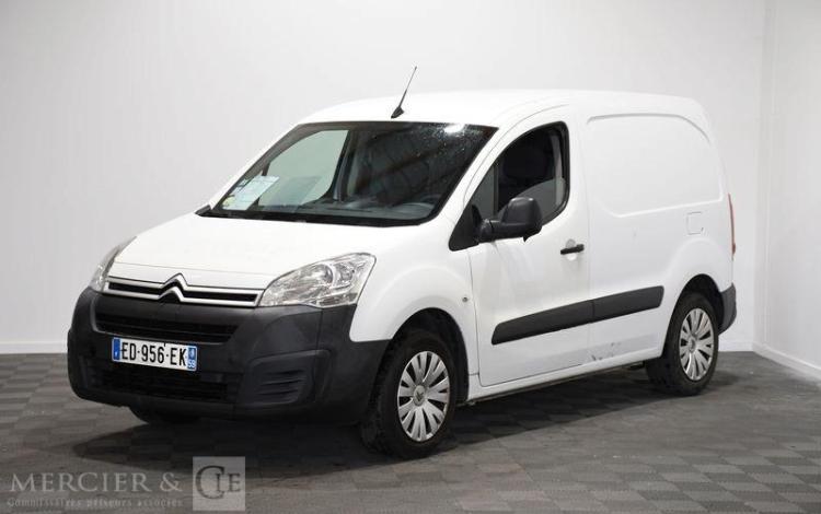 CITROEN BERLINGO UTILITAIRE PHASE 2 L1 600 KG 1,6 HDI FAP 90CV – DIESEL – 234124 KMS BLANC ED-956-EK