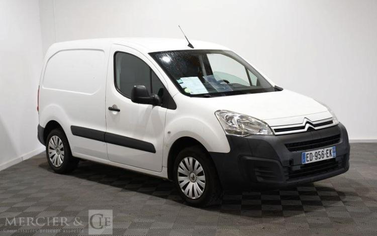 CITROEN BERLINGO UTILITAIRE PHASE 2 L1 600 KG 1,6 HDI FAP 90CV – DIESEL – 234124 KMS BLANC ED-956-EK