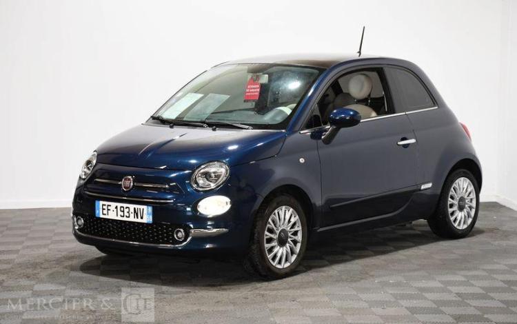 FIAT 500 1,2 70 LOUNGE BLEU EF-193-NV