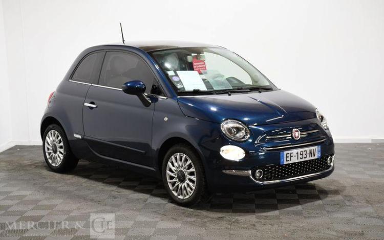 FIAT 500 1,2 70 LOUNGE BLEU EF-193-NV