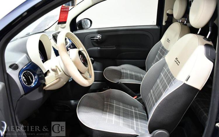FIAT 500 1,2 70 LOUNGE BLEU EF-193-NV