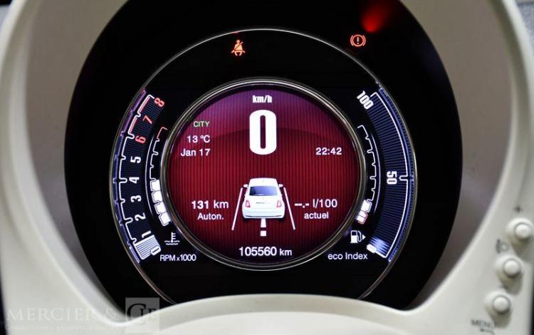 FIAT 500 1,2 70 LOUNGE BLEU EF-193-NV