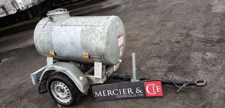 HUBIERE TONNE A EAU 1 ESSIEU – PTAC 750 KGS  EH-727-LD