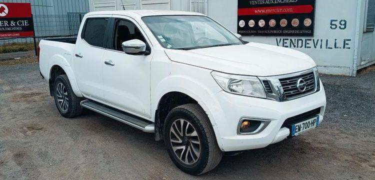 NISSAN NP 300 NAVARA (D23) 2.3 DCI 16V DOUBLE CABINE 4WD 190 CV – DIESEL – 105335 KMS BLANC EM-700-HP